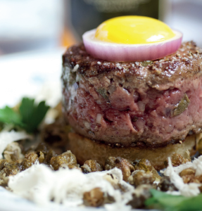 FRIED BEEF TARTARE